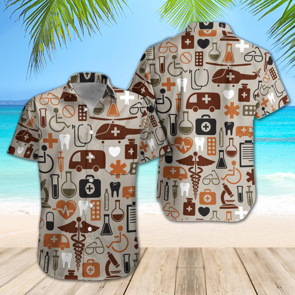 Nurse Pattern Sk Shirt Regular Fit Hawaii For Men Women Ha36530