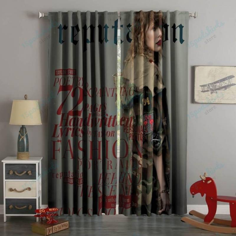 3D Printed Taylor Swift Style Custom Living Room Curtains