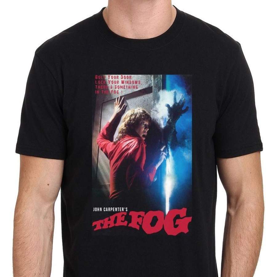 Fashion Personality Pattern Cotton Men’S T-Shirt The Fog John Carpenter Vintage Movie Horror Poster T-Shirt Mens Funny Tshirts