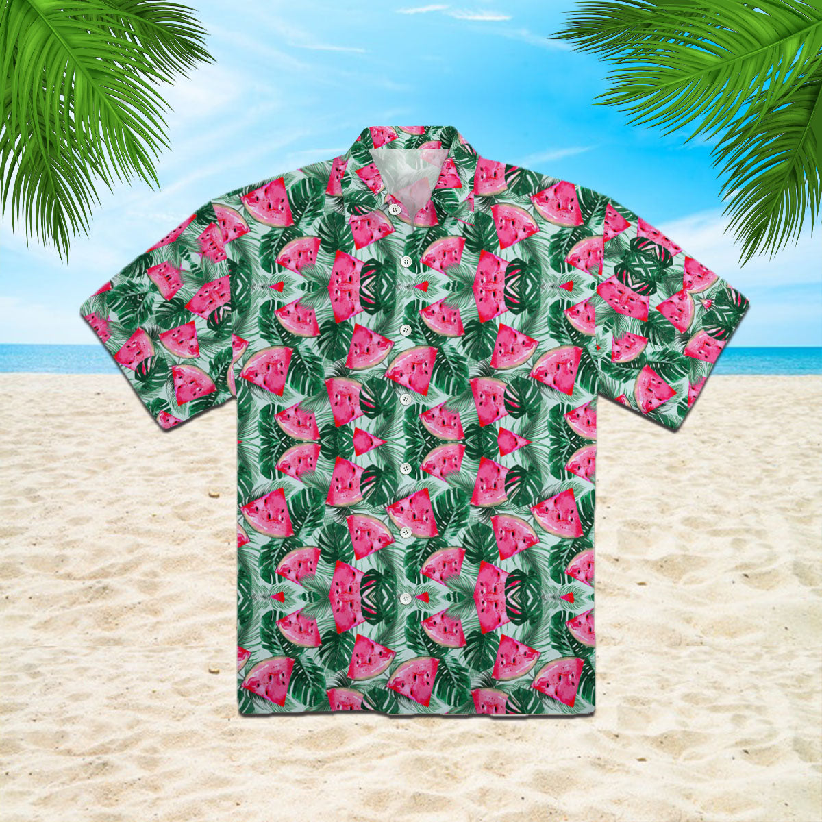 Oragontee Watermelon Tropical Hawaii Shirt For Men Women Adult Ha45254