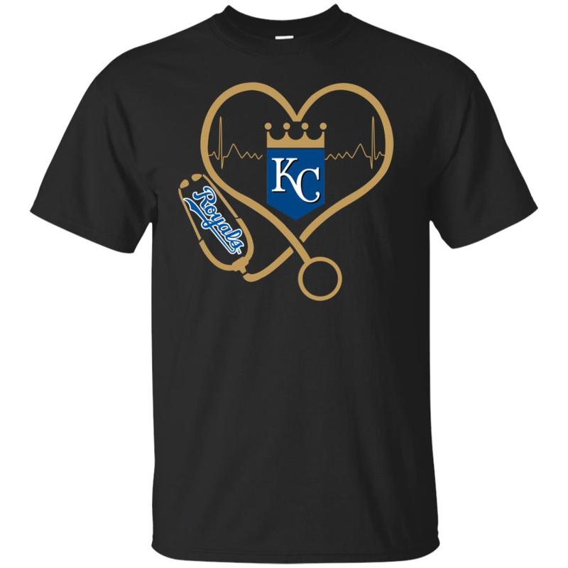 Nurse Heartbeat Kansas City Royals Youth T-Shirt