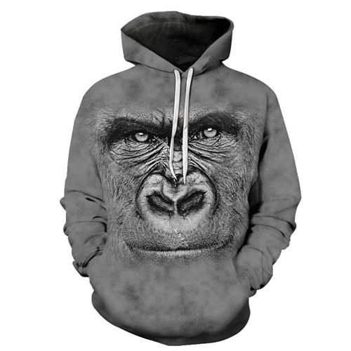 Grey Gorilla Hoodie