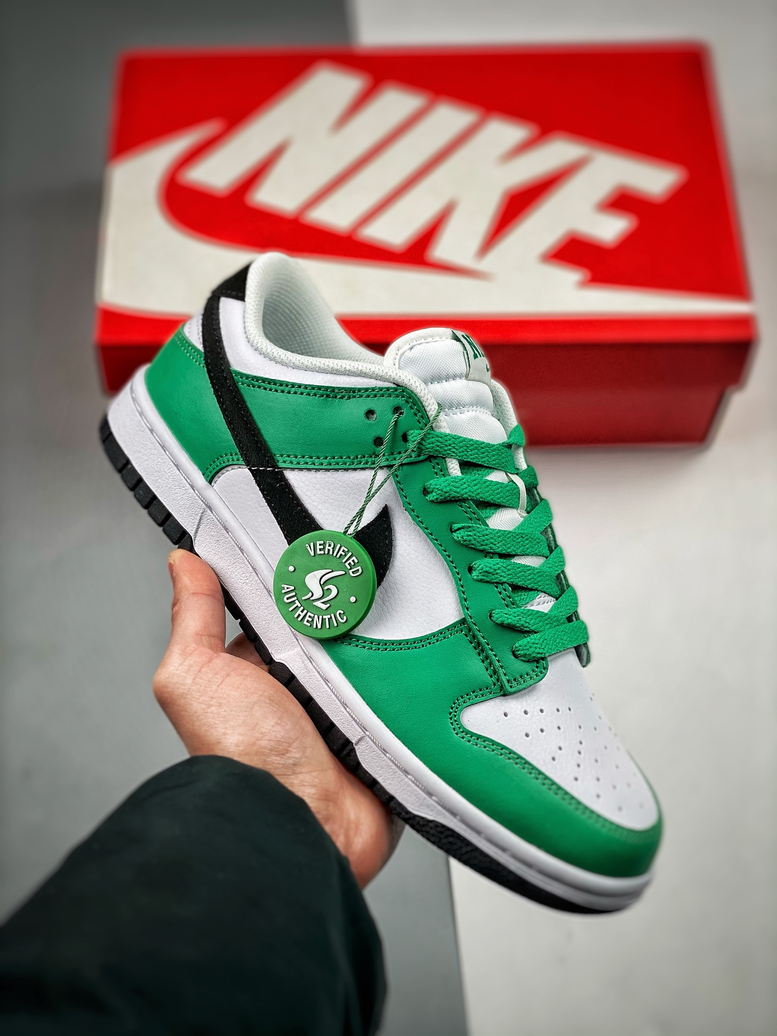 Nike Dunk Low ‘Boston Celtics’ Stadium GreenBlack-White FN3612-300 5339441