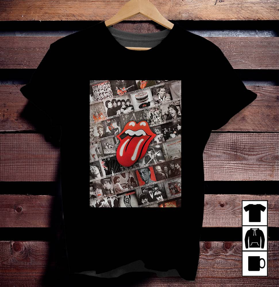 The Rolling Stones Merch Legend Rock Band Timeline Tshirt Sweatshirt Hoodie – Black