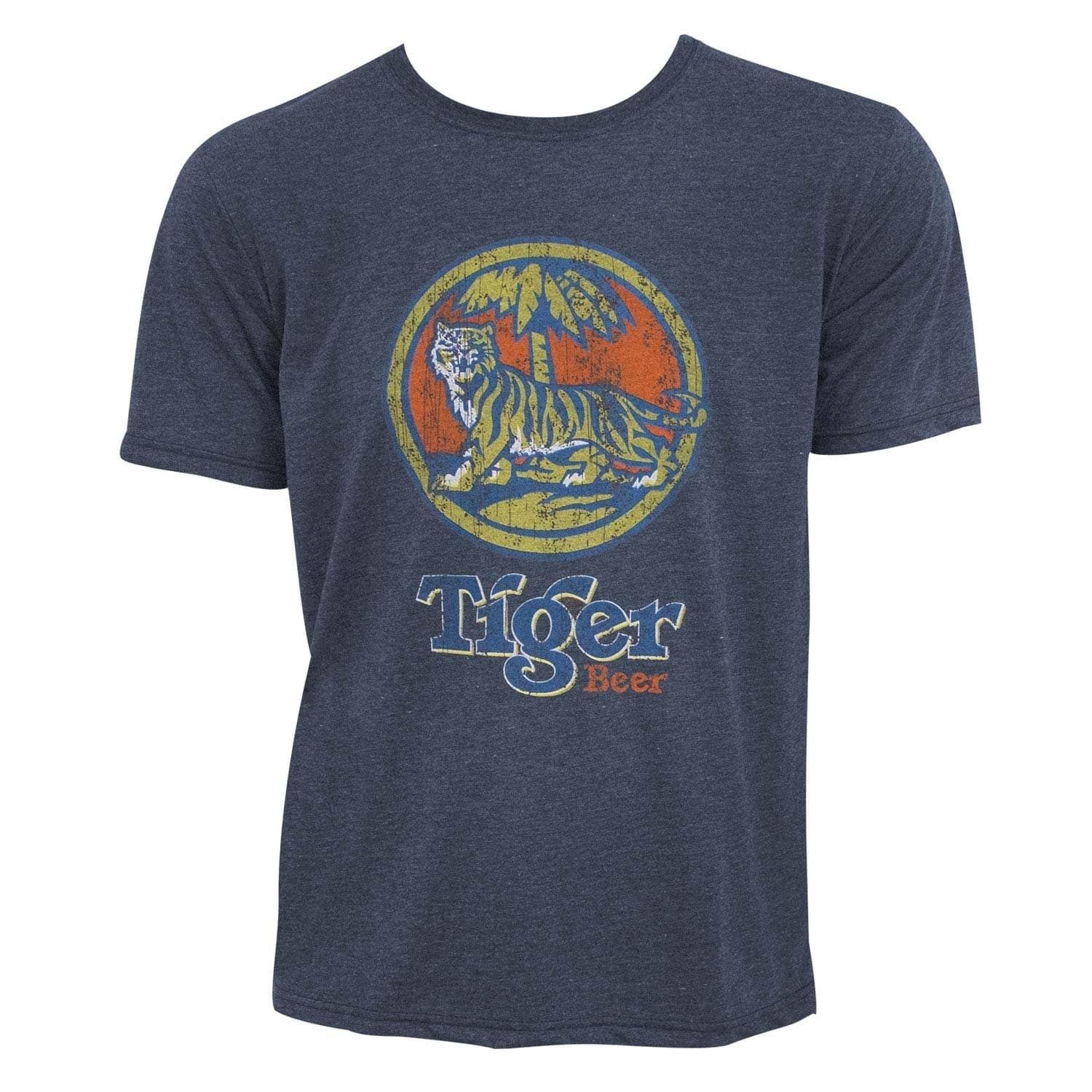 Tiger Beer Logo Denim Blue T-Shirt