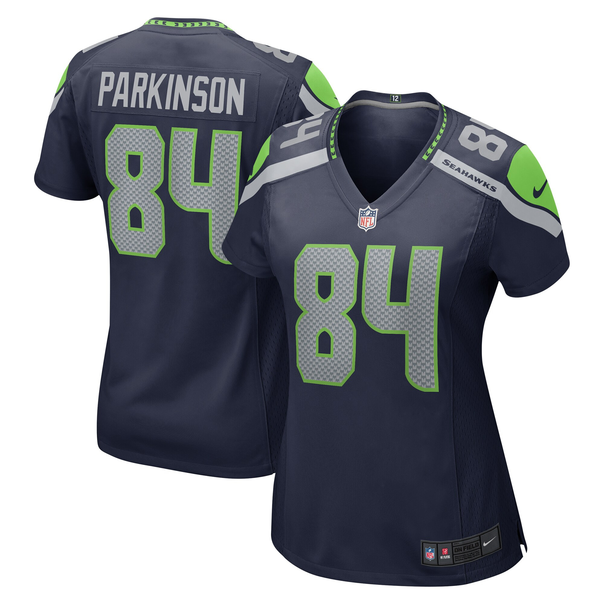 Colby Parkinson Seattle Seahawks Womens Game Jersey – College Navy NFL