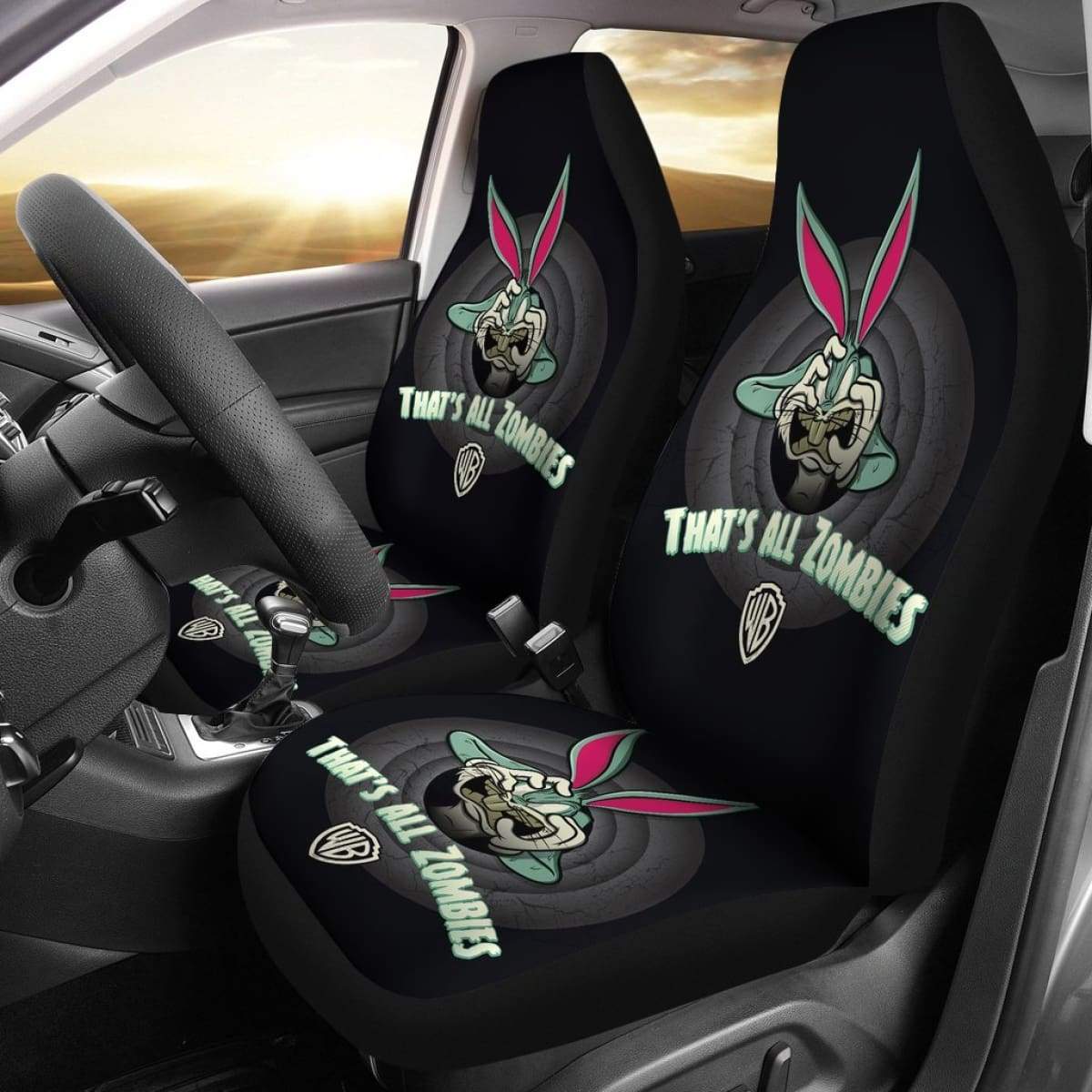 Bugs Bunny Car Seat Covers Looney Tunes Cartoon H200212 Universal Fit 225311