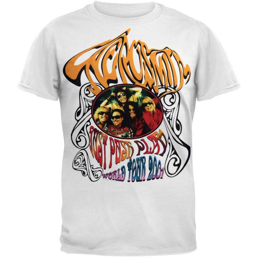 Aerosmith – Hippie White T-Shirt