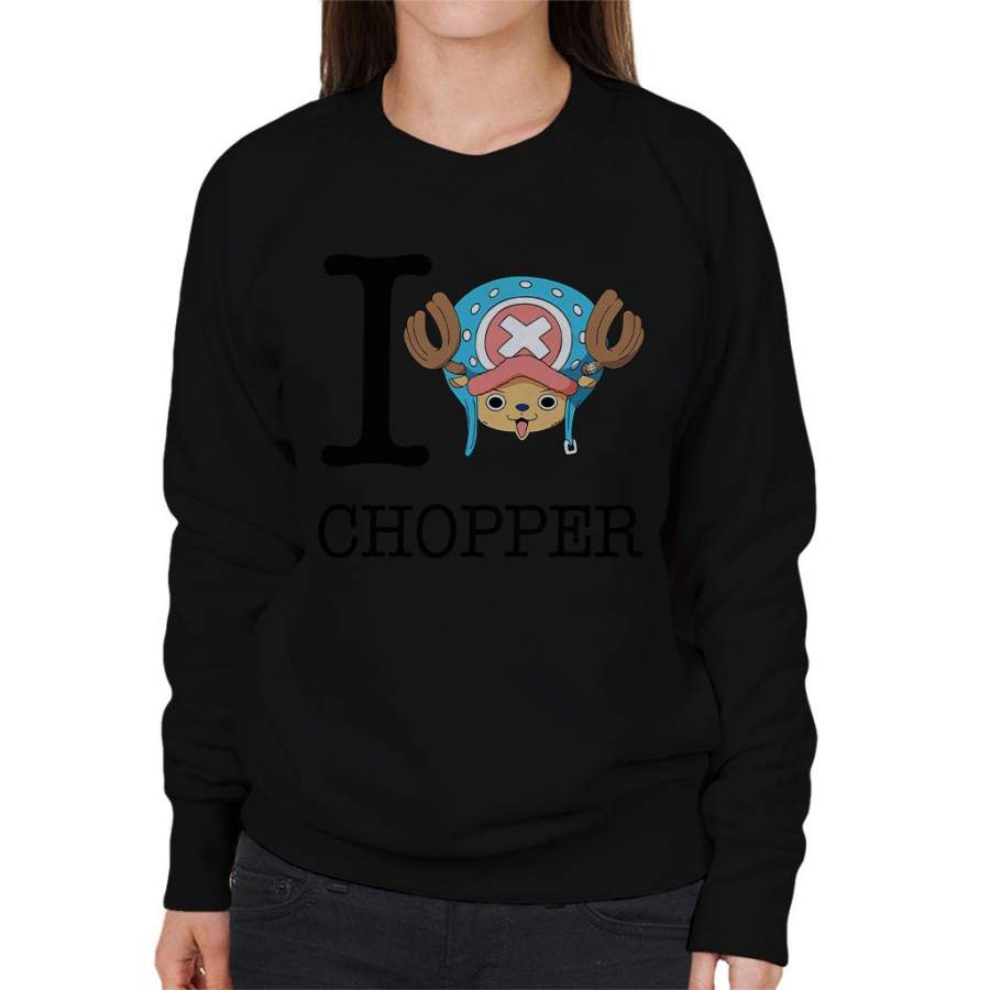 I Heart Tony Tony Chopper One Piece Women’s Sweatshirt