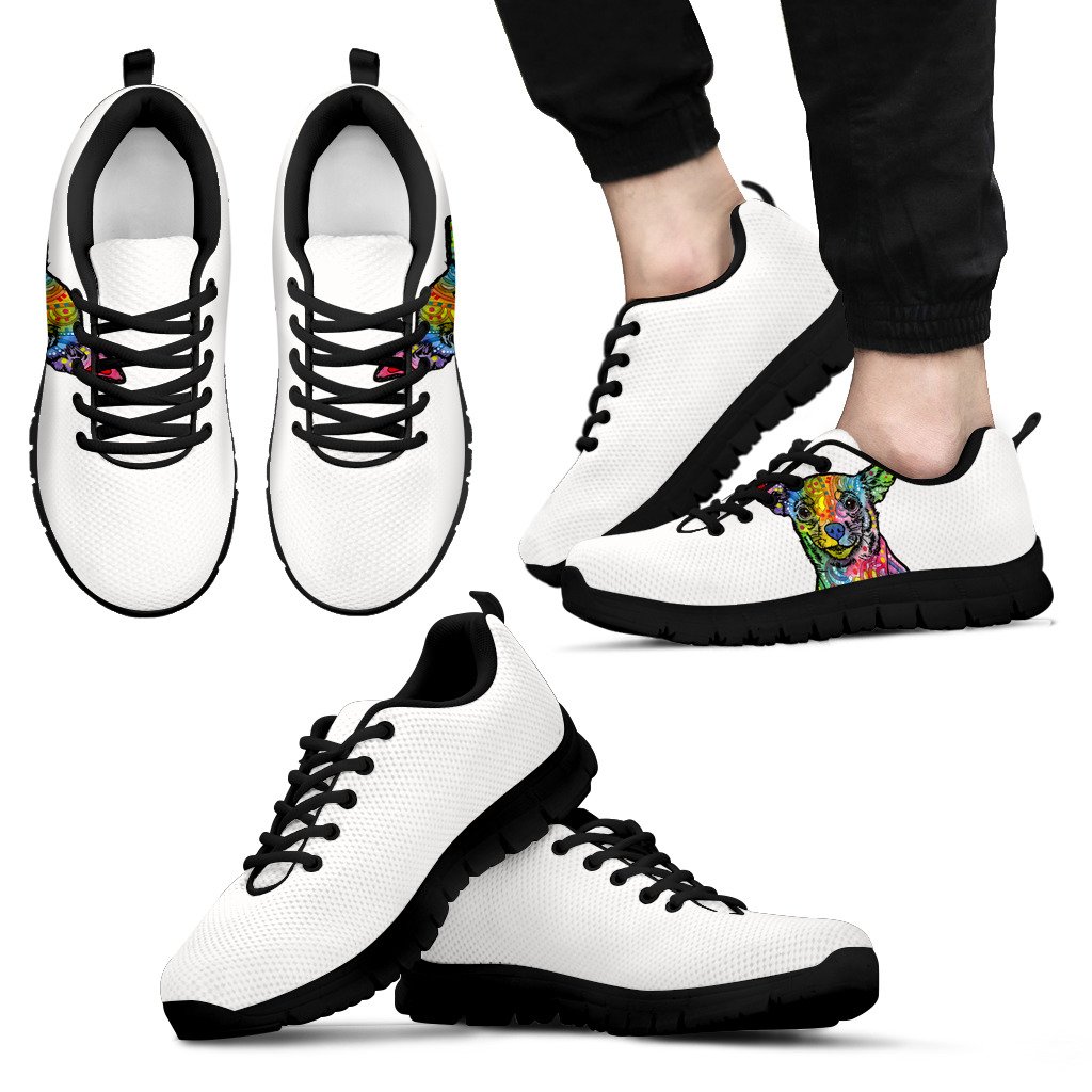 Chihuahua Design Men’s Sneakers – Dean Russo Art