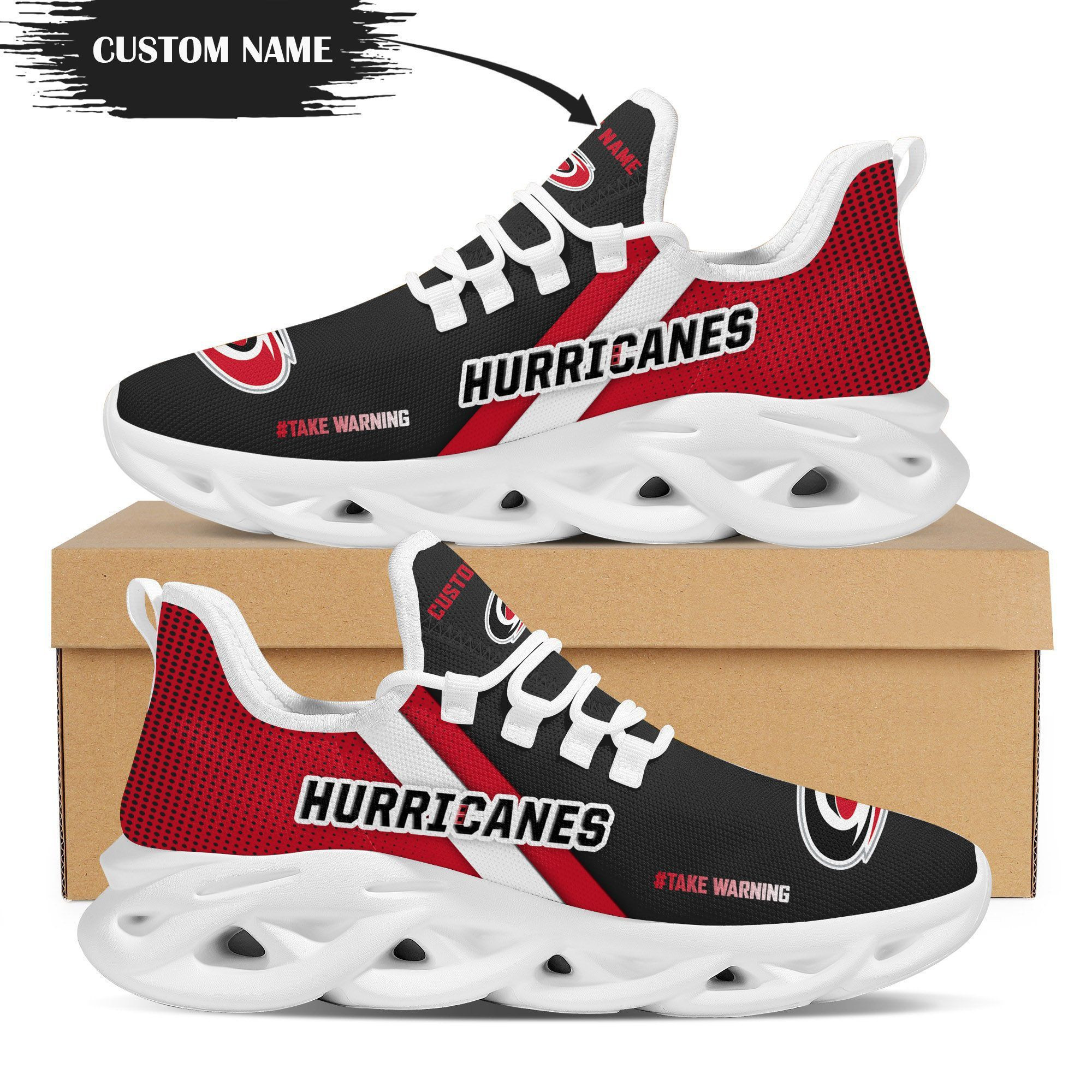 Carolina Hurricanes Custom Personalized Max Soul Sneakers Running Sports Shoes For Men Women