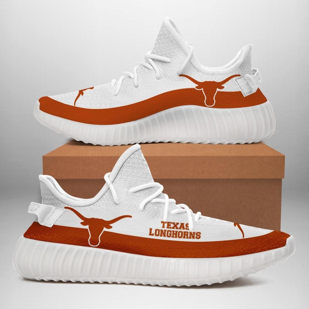 Texas Longhorns Custom Shoes Sport Sneakers Texas Longhorns Yeezy Boost 350