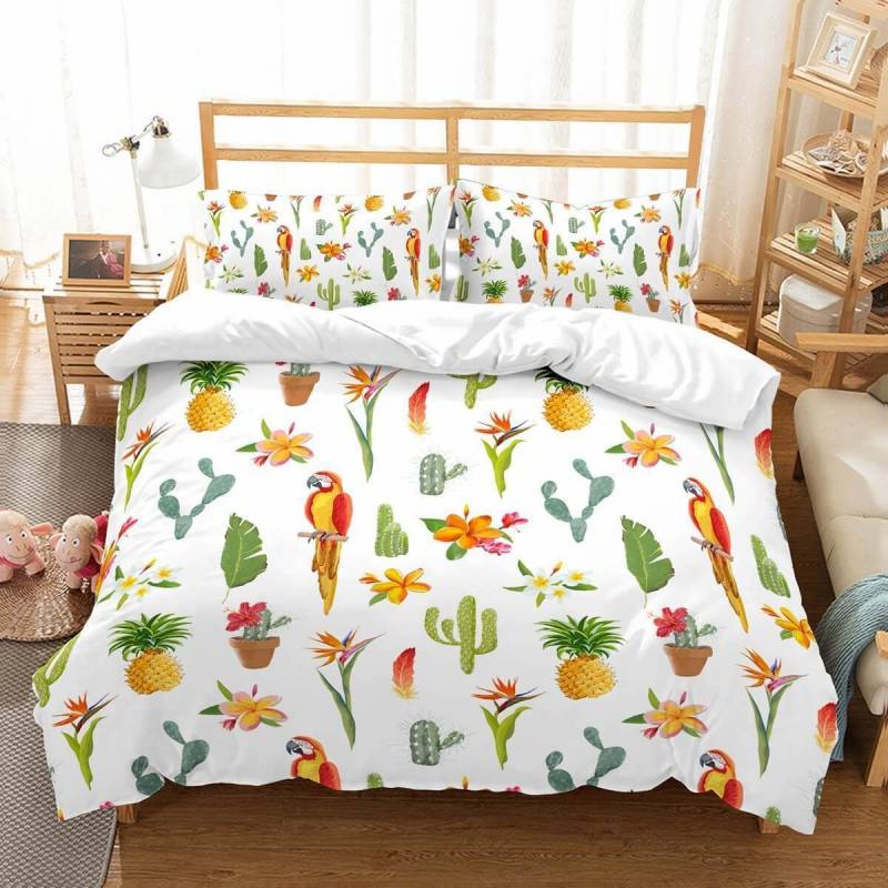 3D Customize Parrot Et Bedroomet Bed 3D Customize Bedding Set Duvet Cover Set Bedroom Set Bedlinen