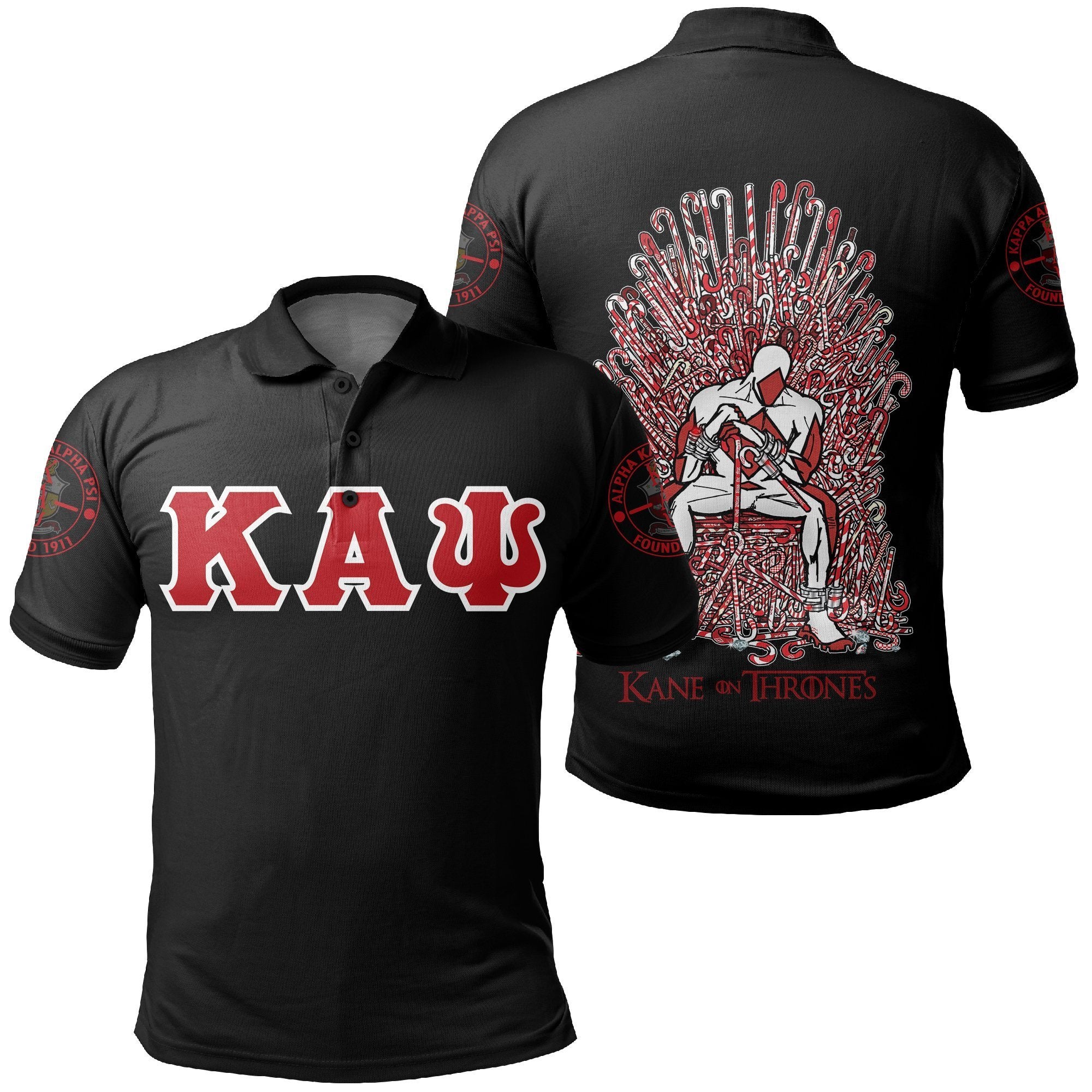 Greek Life Shirt – Kappa Alpha Psi Thrones Polo Shirt