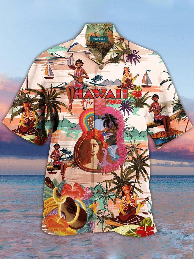 Hawaiian Aloha Shirt Unisex Adult Ha55129