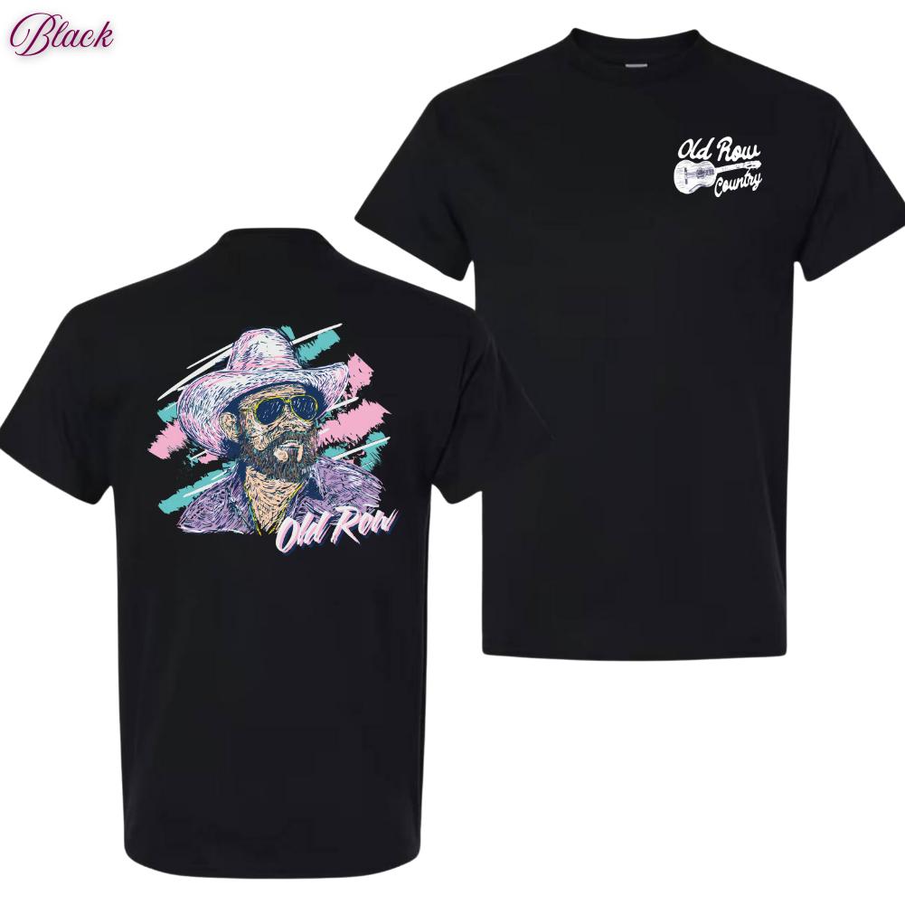 Vintage Style Old Row Hank Williams Jr. Inspired Graphic Tee, Country music t-shirt, Old Row t-shirt, Country fan apparel, Concert t-shirt, music concert tee, music lover