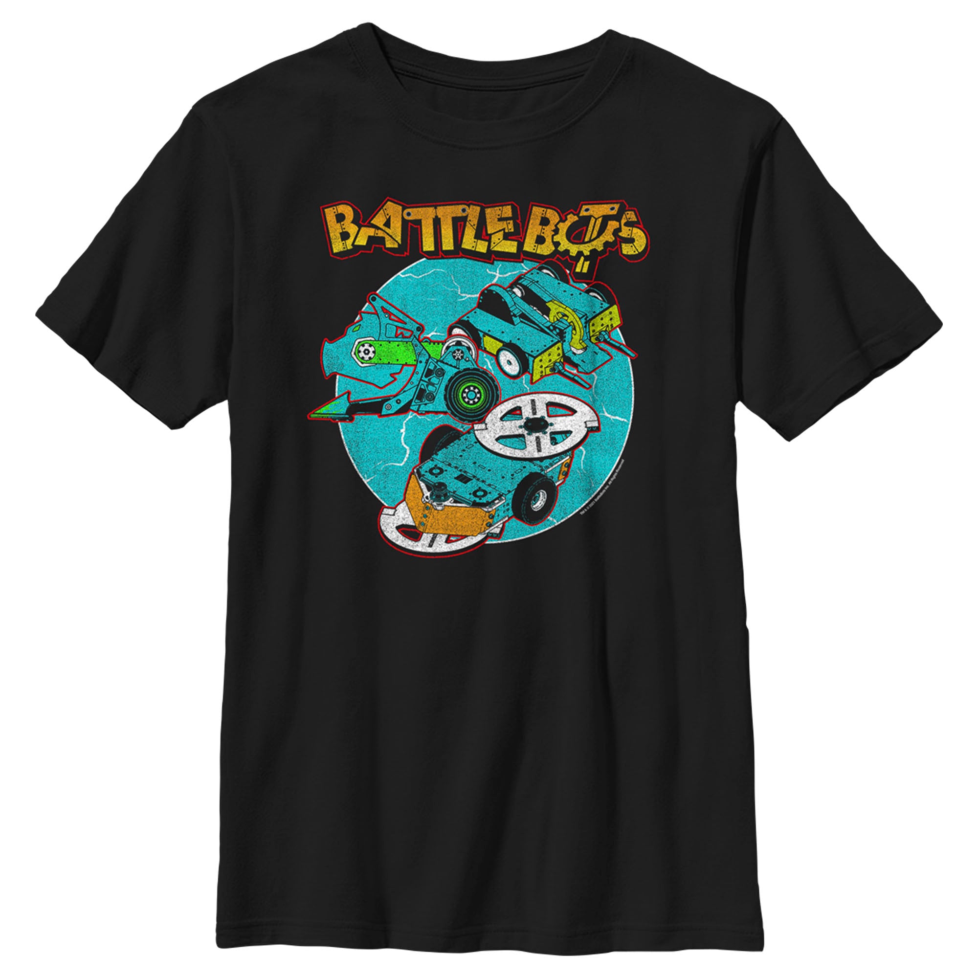 Boy’S Battlebots Whiplash, Sawblaze, And Rotator T-Shirt