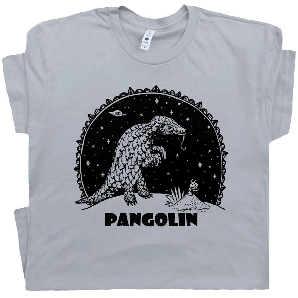 Pangolin Shirt Cool Animal Shirts for Women Men Kids Pangolin T Shirt Cute Funny Armadillo Graphic Tee Crazy Retro Shirt Unique Weird Shirts