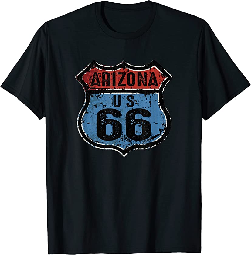 Vintage Historic Route 66 Arizona T-Shirt