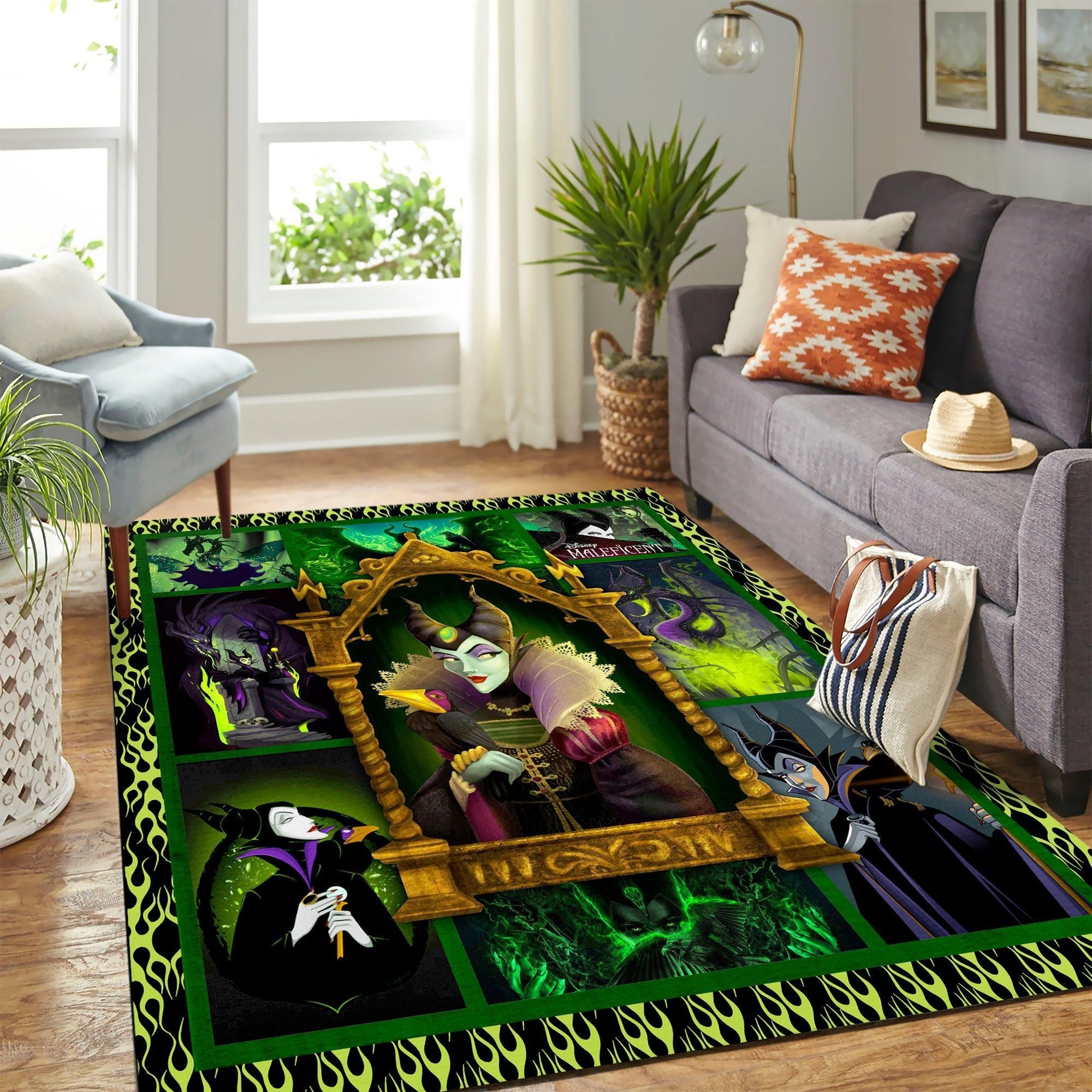 Maleficent Carpet Area Rug – Home Decor – Bedroom Living Room Décor