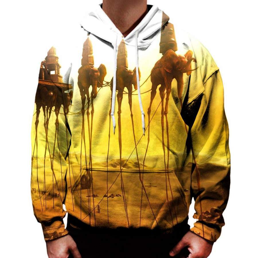 Vintage Elephant Men/Women All-Over Print 3D Hoodie