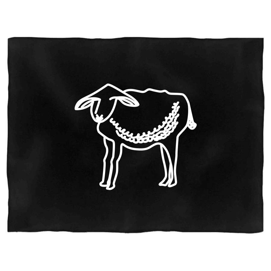 Sheep Eat Animal American Apparel Blanket