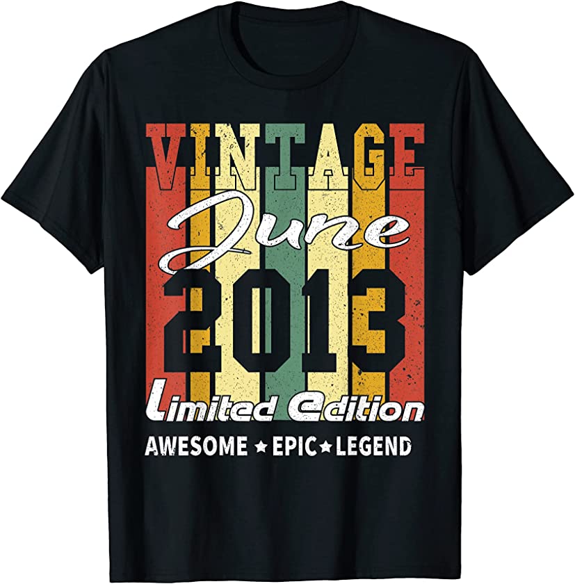 Vintage Limited Edition Birthday Decoration June 2013 T-Shirt