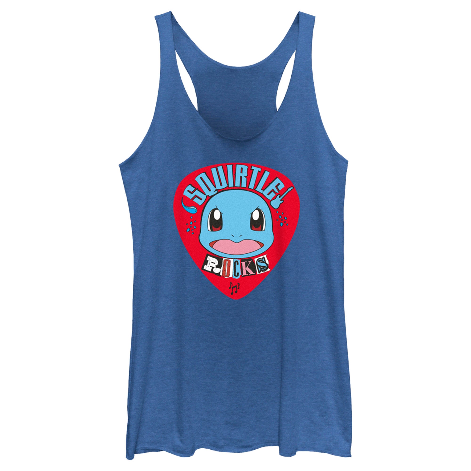 Women’S Pokemon Squirtle Rocks Racerback Tank Top