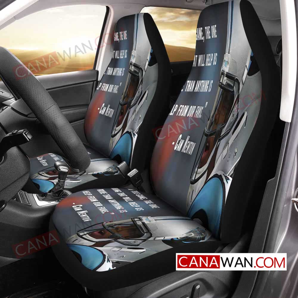 Carolina Panthers Style124 (1) 3D Customized Personalized Car Seat Cover