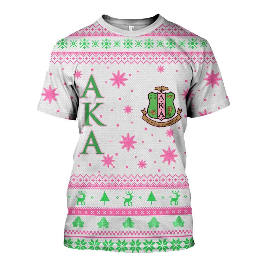 3D ALL OVER ALPHA KAPPA ALPHA UGLY SWEATER 2592019