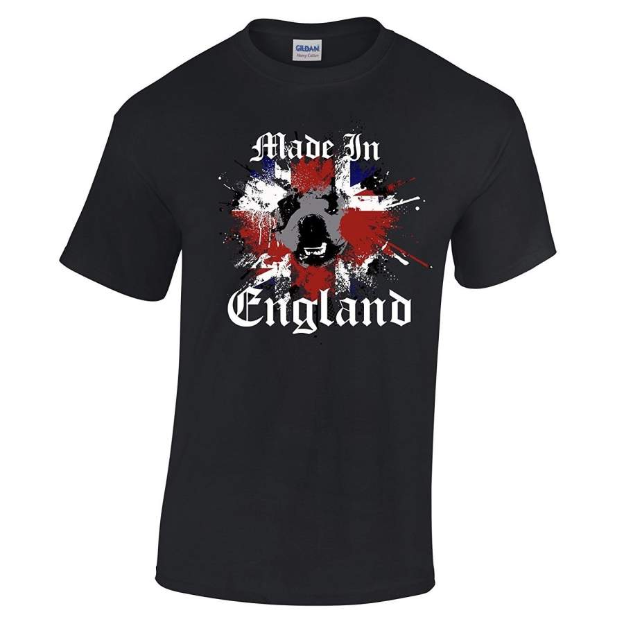 British Bulldog Paint Splat Punk Patriotic Gift Present Mens T-Shirt