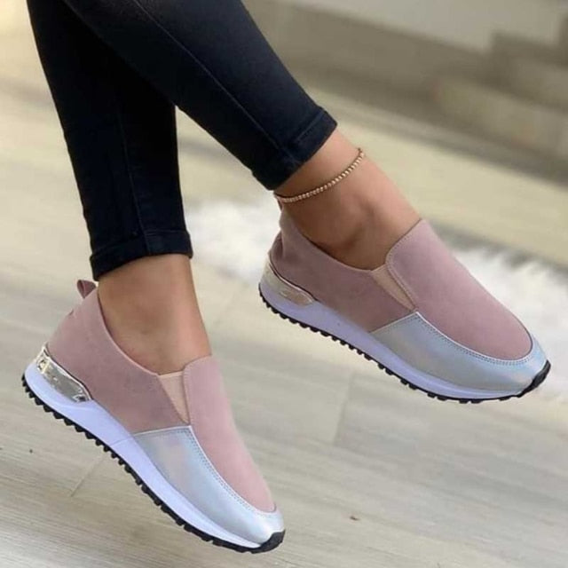 Microdeer 2022 Trends Women Shoes Summer Casual Sport Shoes Women Fashion Sneakers Flats Women Platform Plus Size Loafers Zapatillas Muje