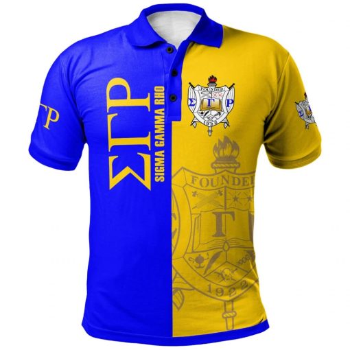 Sigma Gamma Rho Polo Shirt – Sorority Sigma Gamma Rho Seal Polo Shirt