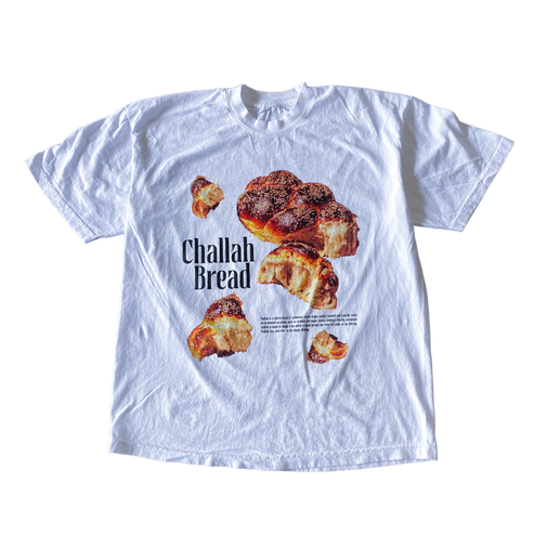 Challah Bread v1 Tee Shirt Outfit  For Men  For Women