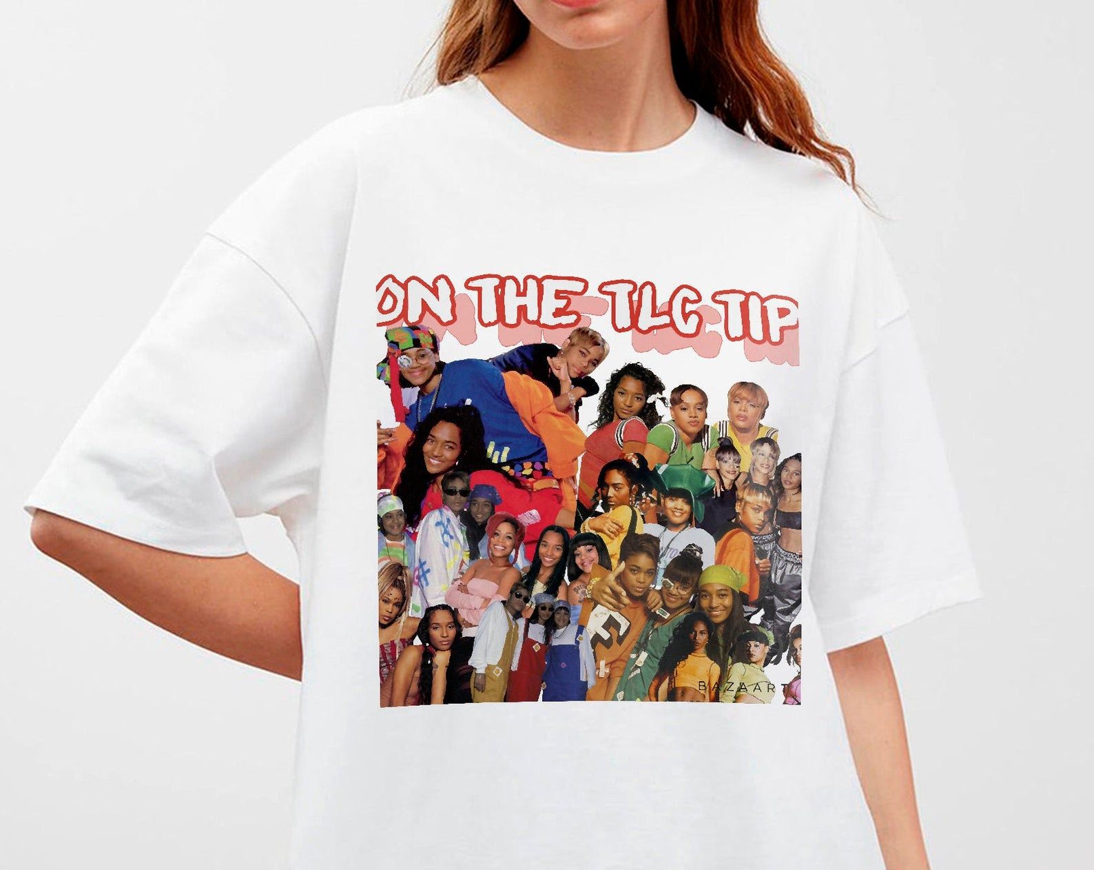 Tlc Shirt On The Tlc Tip T-Shirt Hip Hop Shirt Pop Music Vintage Style Bg275