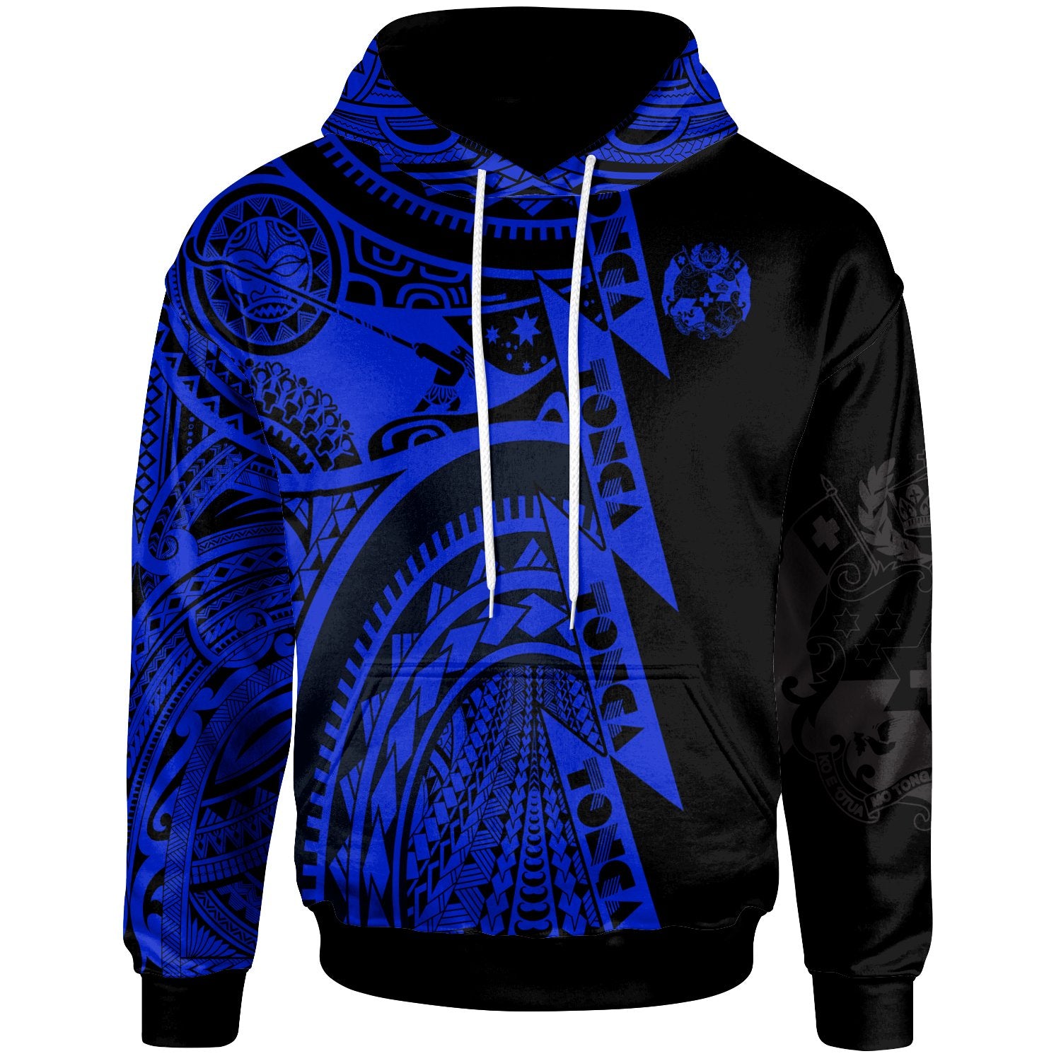 Polynesian Tonga Hoodie - Maui Moana Tattoo With Seal Tonga - TattoosCafe