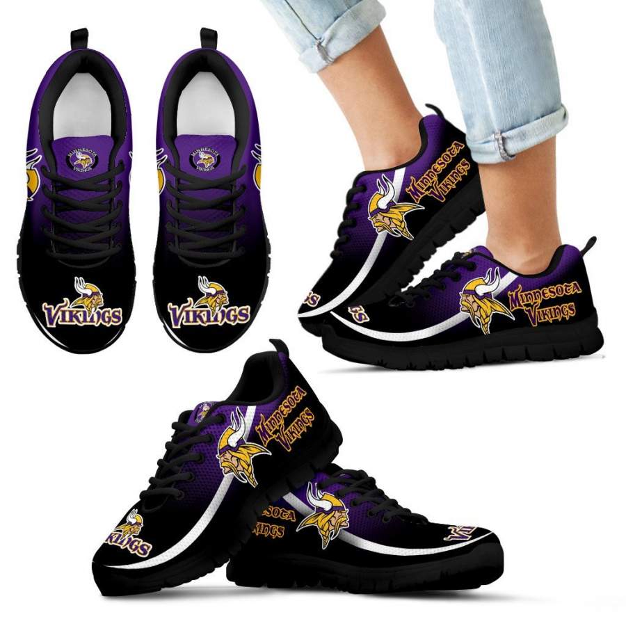 Mystery Straight Line Up Minnesota Vikings Sneakers