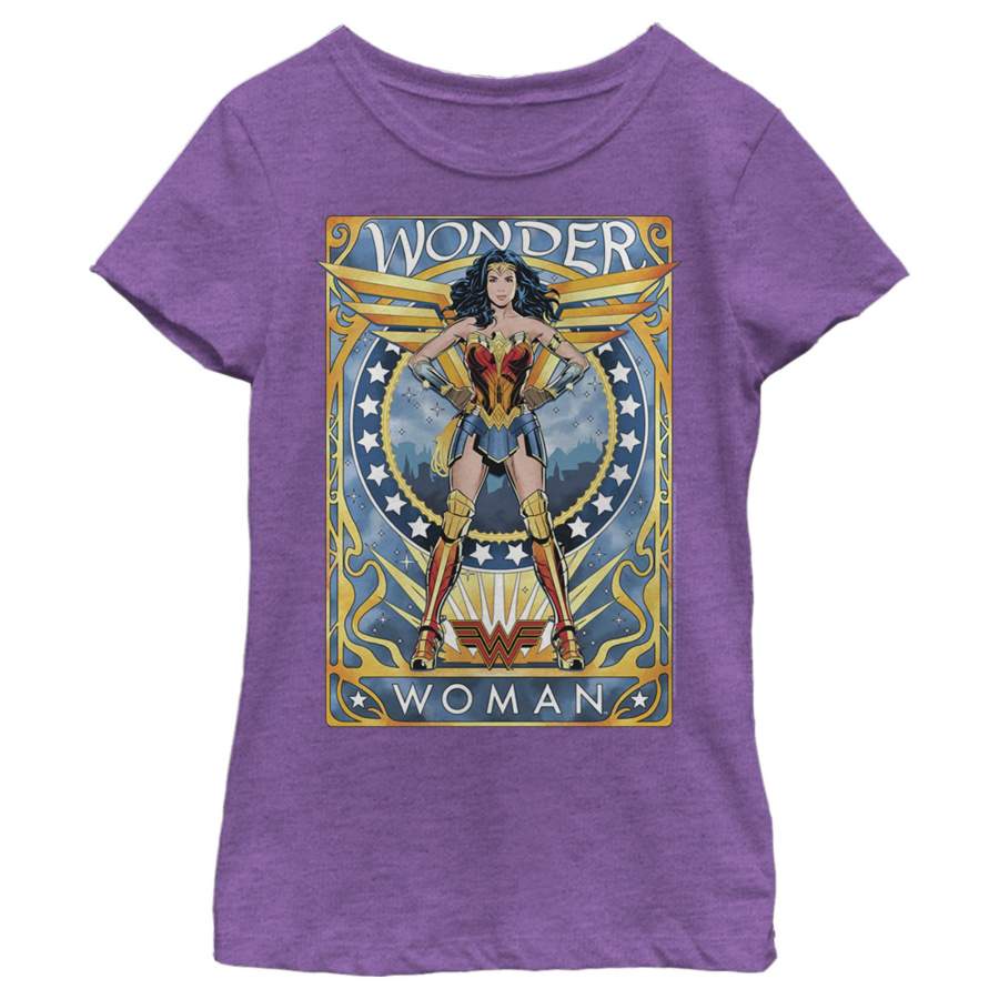 Wonder Woman 1984 Girl’s Trading Card  T-Shirt