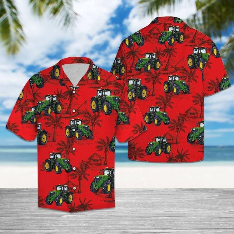 Artsyhomes Tractor Tropical Hawaiian Ha5926