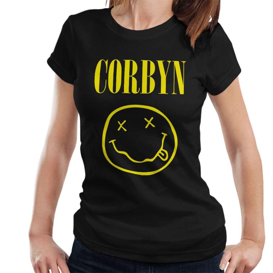 Jeremy Corbyn Nirvana Mashup Women’s T-Shirt