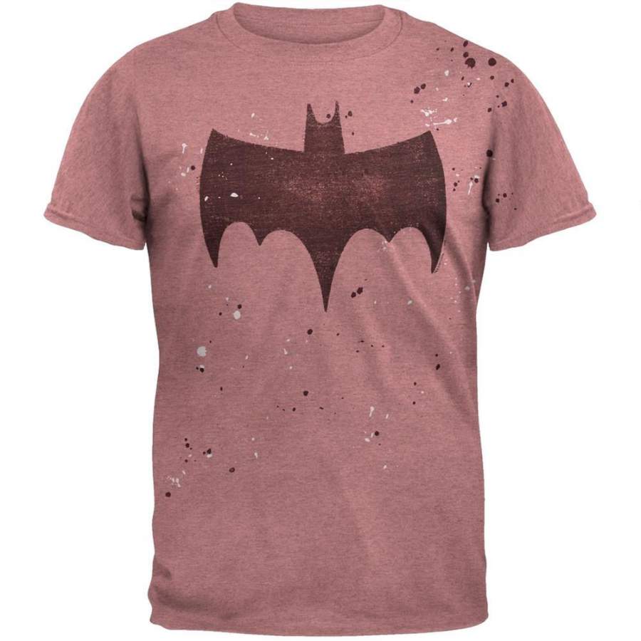 Batman – Bat Symbol Splatter Soft T-Shirt