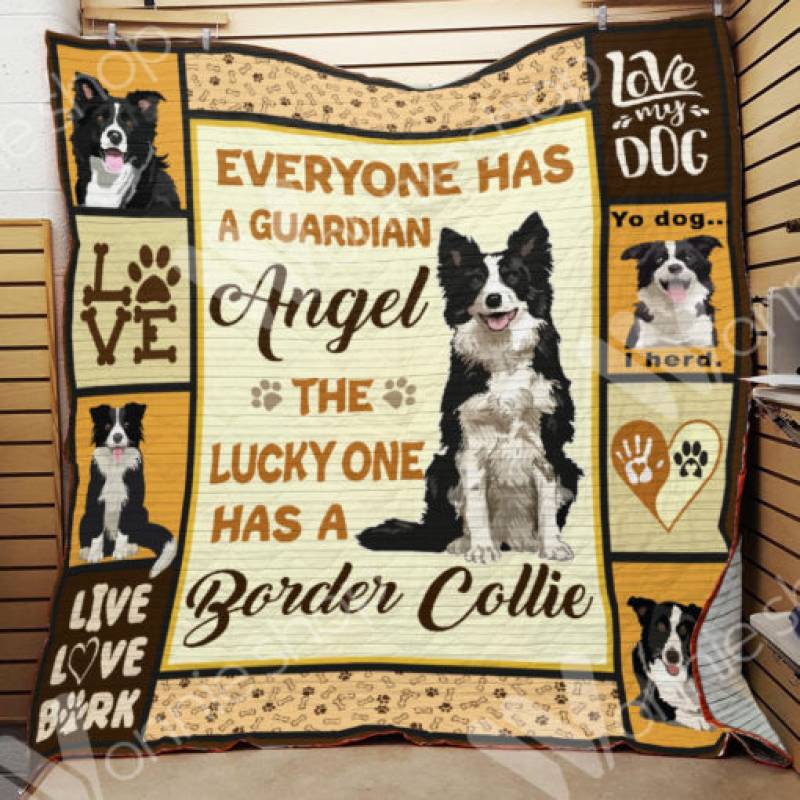 Border Collie Dog Blanket OCT1802 68O43