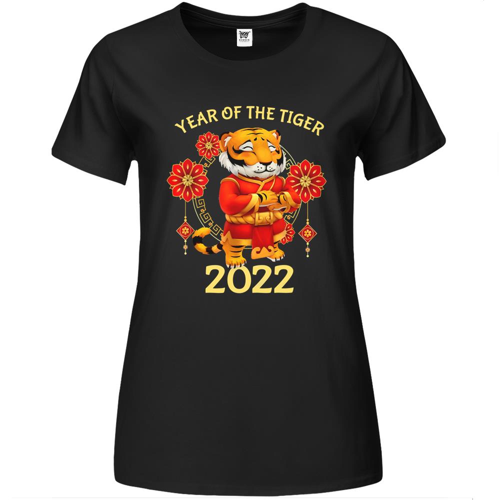 Chinese New Year Lunar 2022 Year Of The Tiger 2022 Zodiac Premium Womens T Shirts