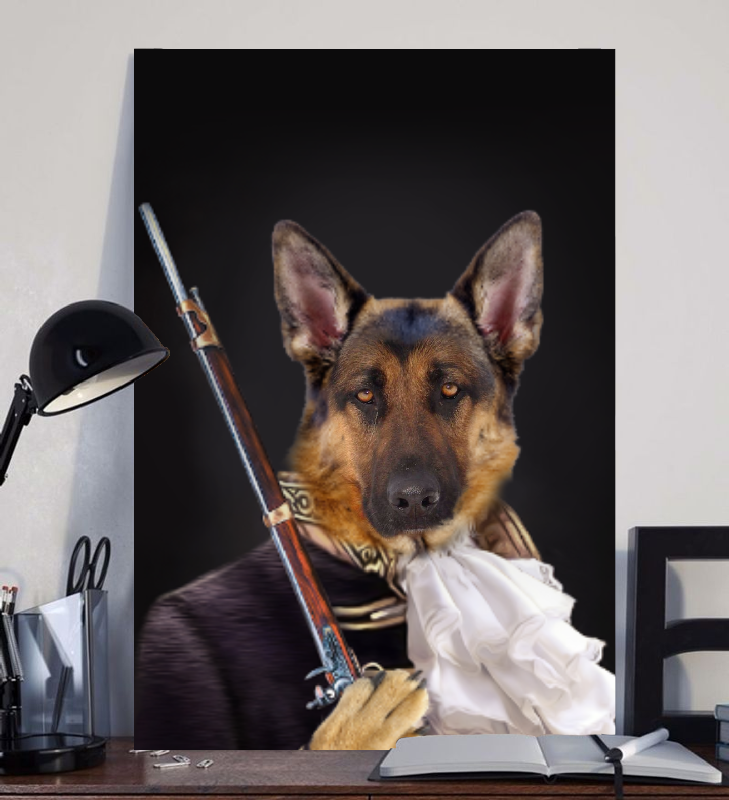 Awesome Family Gift For Pet Lovers – Royal Portrait Customized Canvas