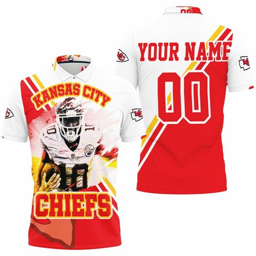 Tyreek Hill 10 Kansas City Chiefsposter For Fans Personalized 3D All Over Print Polo Shirt