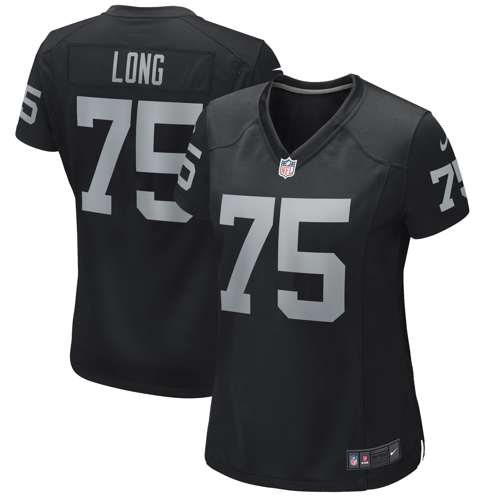 Women’s Las Vegas Raiders Howie Long Black Game Retired Player Jersey