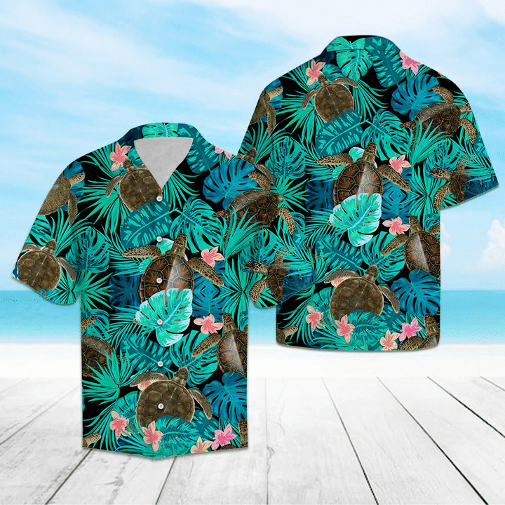 Awesome Turtle Hawaiian Shirt Pre11081