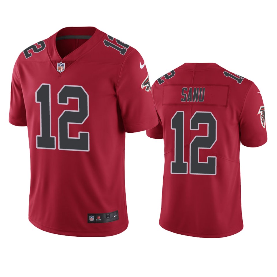 Atlanta Falcons Mohamed Sanu Red Nike Color Rush Limited Jersey