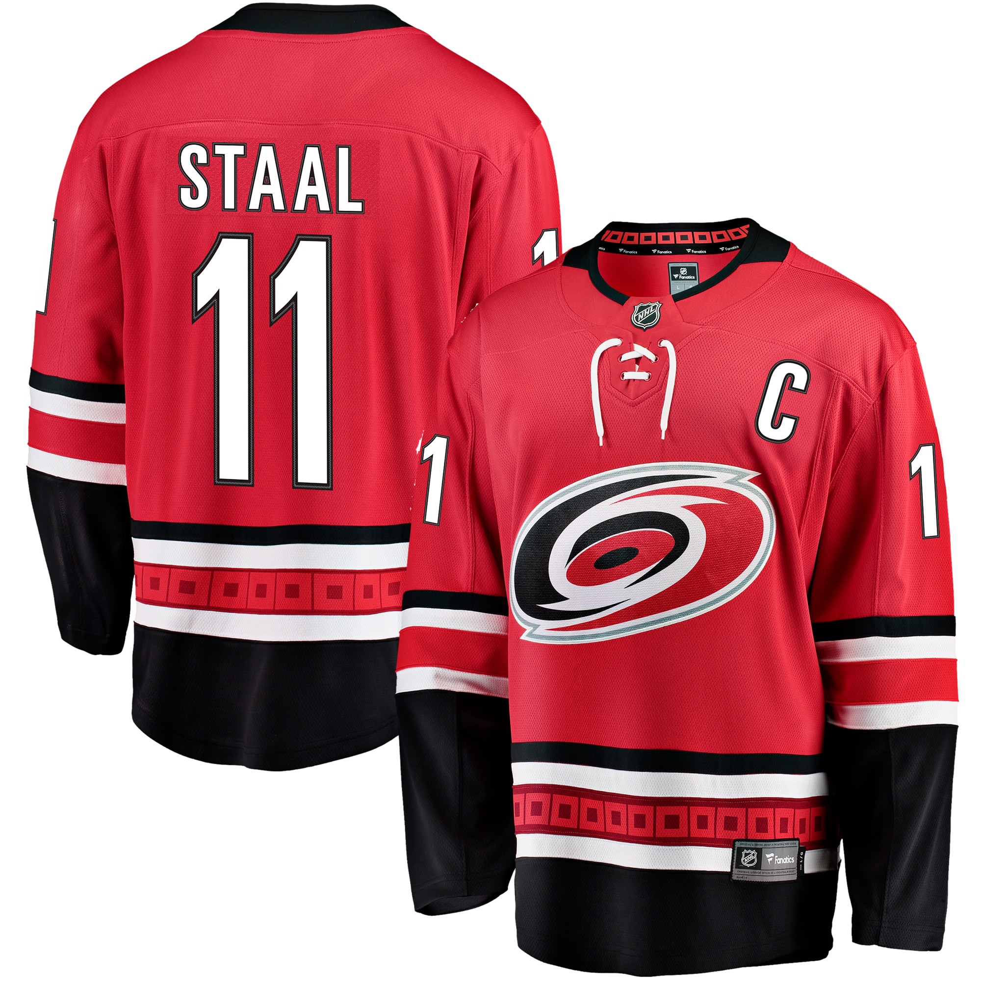 Men's Carolina Hurricanes Jordan Staal Red Alternate Breakaway Jersey