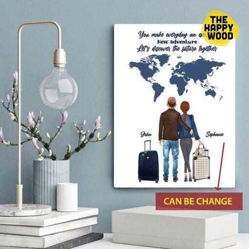 You Make Everything An Exciting New Adventure Let’S Discover The Future Together John And Sephanie Custom Vertical Canvas Poster For Home Decoration